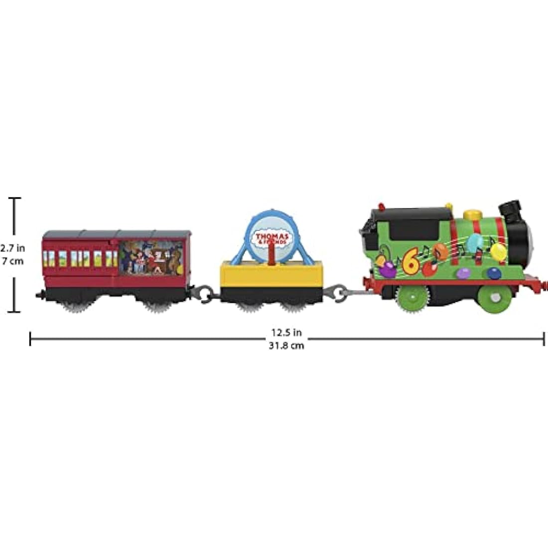 Thomas & Friends Percy Motorized Toy Train – Battery-Powered Engine