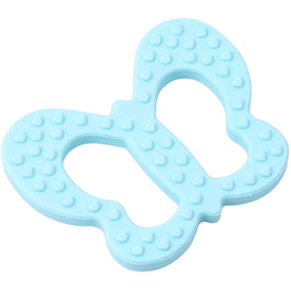 PREMYO Silicone Baby Teething Toy – BPA-Free Butterfly Teether, Turquoise