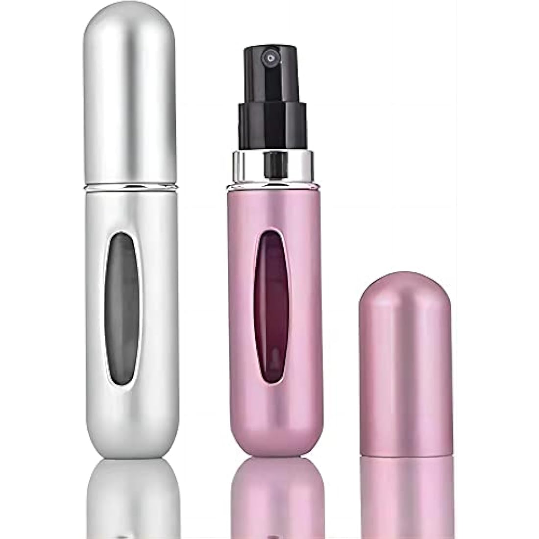Jolof Store 5ml Perfume Atomiser - 2 Pack Refillable Travel Spray Bottles