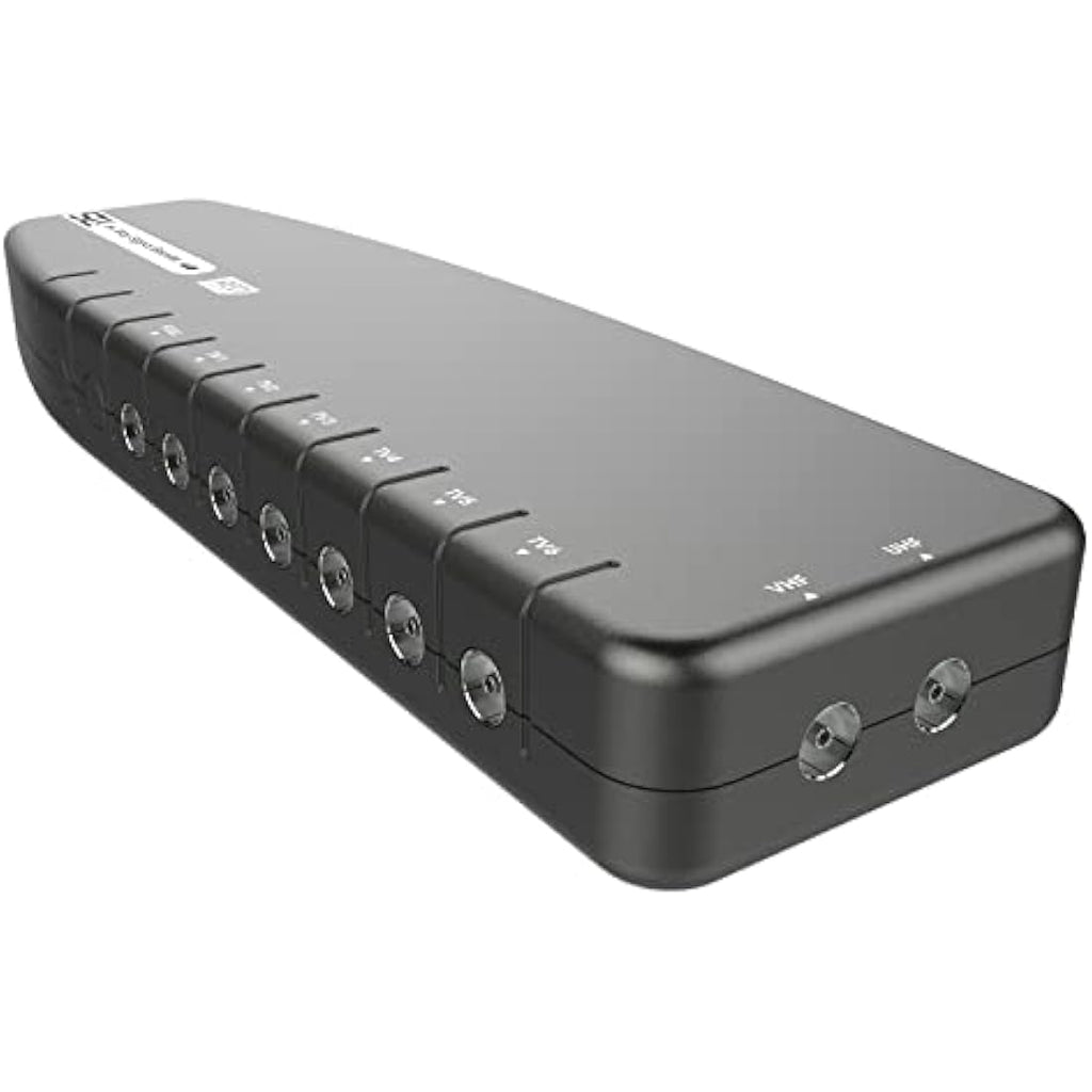 SLx 6-Way TV Signal Booster | Aerial Amplifier with 4G/5G Filter & Coax