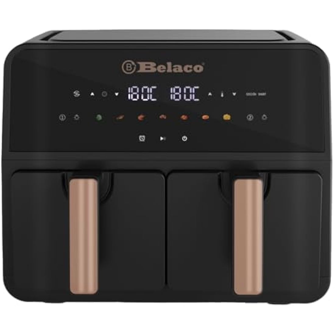 Belaco 9L Dual Zone Air Fryer | Digital Display & 2 Baskets – BEL-AF-03