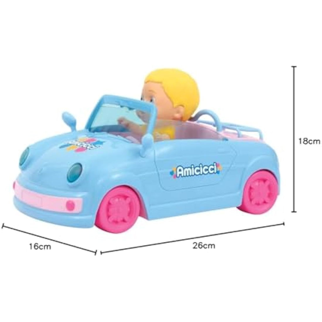 Cicciobello Friends Convertible Toy Car with Mini Character - Giochi Preziosi