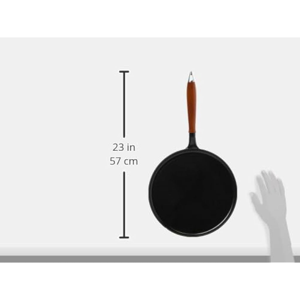 Staub Cast Iron Pancake & Crepe Pan - 28cm Matte Black - Induction Safe