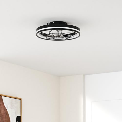 Airwit 48cm Silent Ceiling Fan with Light | Dimmable DC Motor & Remote
