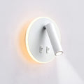 uksunvi LED Bedside Reading Wall Lamp – Adjustable 12W Sconce, White
