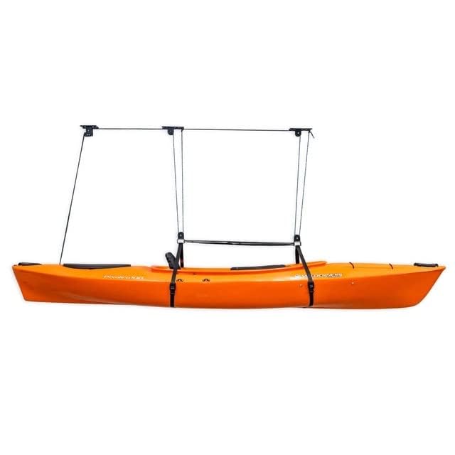 Kayak Ceiling Hoist – Heavy Duty 150lb Garage Pulley Lift