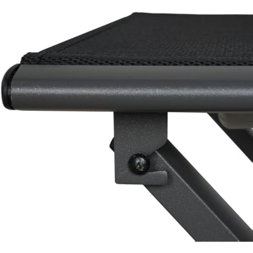 Folding Garden Footstool | Portable Aluminum Mesh Ottoman