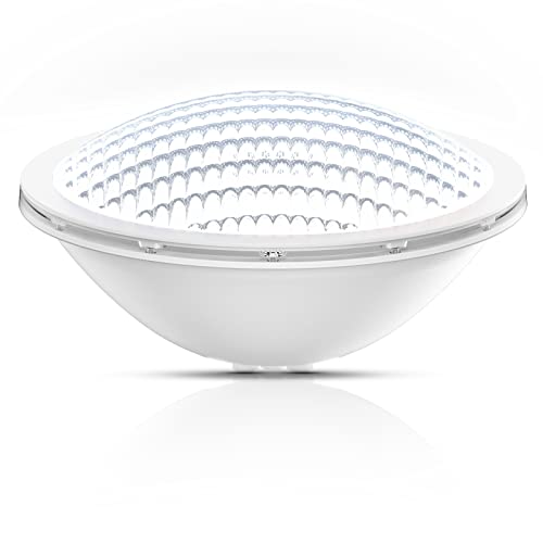 LyLmLe PAR56 LED Swimming Pool Lights | 18W 12V IP68 Waterproof Cold White
