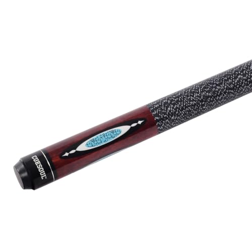 CUESOUL 58 Inch Maple Billiard Pool Cue | 19oz 1/2 Jointed Stick