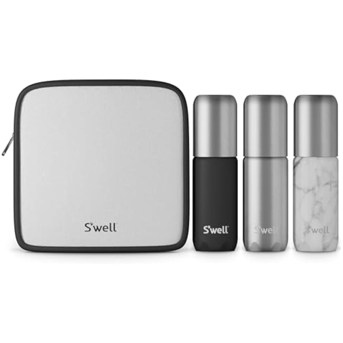 S'well Aluminum Travel Bottle Set – 3.4oz Leak-Proof TSA Approved