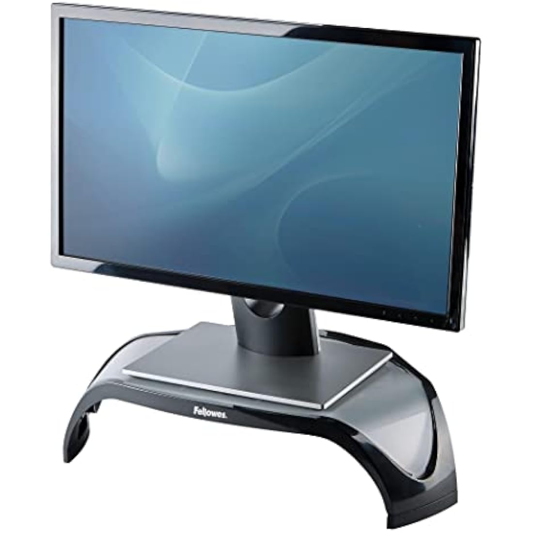 Fellowes Smart Suites Adjustable Monitor Stand – Ergonomic Black Riser