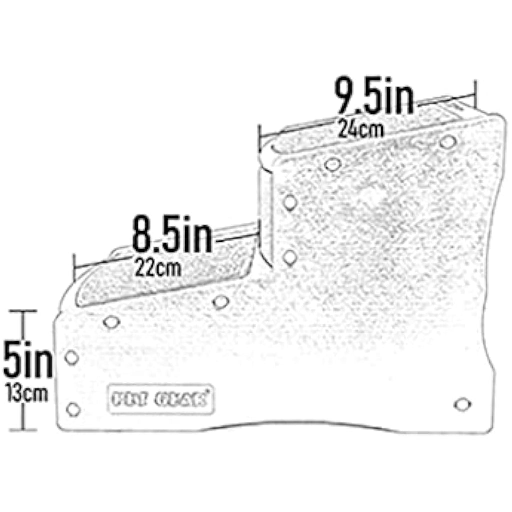Pet Gear Easy Step II Dog Stairs | Washable Tread - Light Cocoa Cream