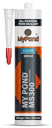 MyPond MS300 Marine Sealant | Clear MS Polymer Pond & Window Sealer