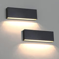 DAWALIGHT Outdoor Wall Lights - 2 Pack IP65 Waterproof LED Garden Sconce