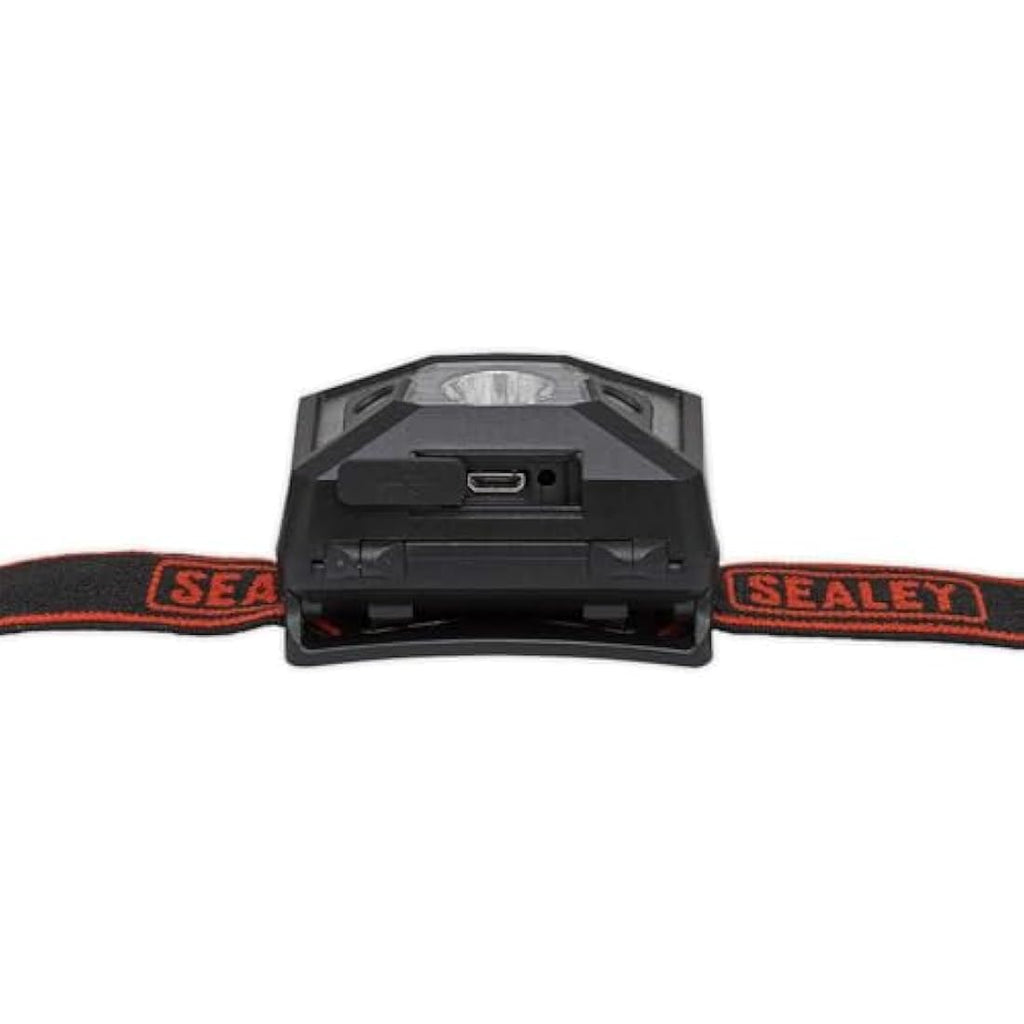 Sealey HT102R Rechargeable LED Head Torch with Auto-Sensor - Red
