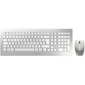 CHERRY DW 8000 Wireless Desktop Set | Ultra-Flat QWERTZ Keyboard | Silver
