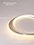 FANLG 30W LED Dimmable Ceiling Light | Modern Wood & Metal Lamp with Remote