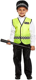 Henbrandt Boys Police Officer Costume | Kids Emergency Services Fancy Dress