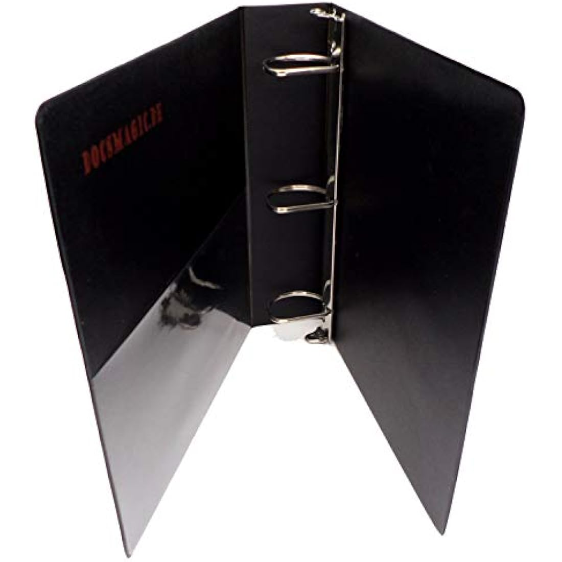 docsmagic.de 3-Ring Card Album with 50 18-Pocket Sideloading Pages - Black