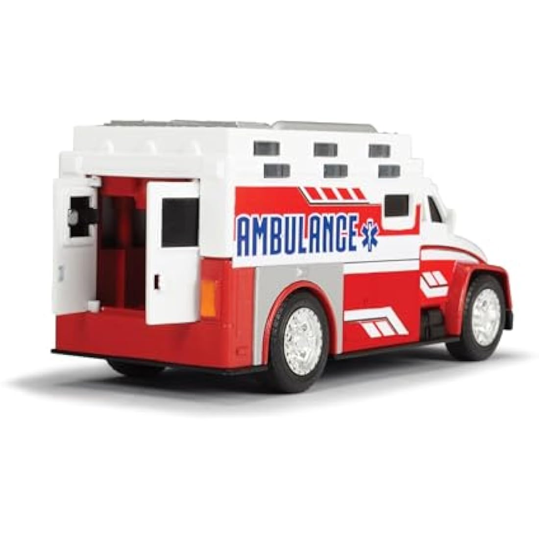 Majorette Land Rover Defender Toy Ambulance with Light and Sound - 15cm