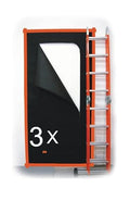SafeCore 3-Pack Anti-Dust Zip Door – 220x110cm Polypropylene Barrier