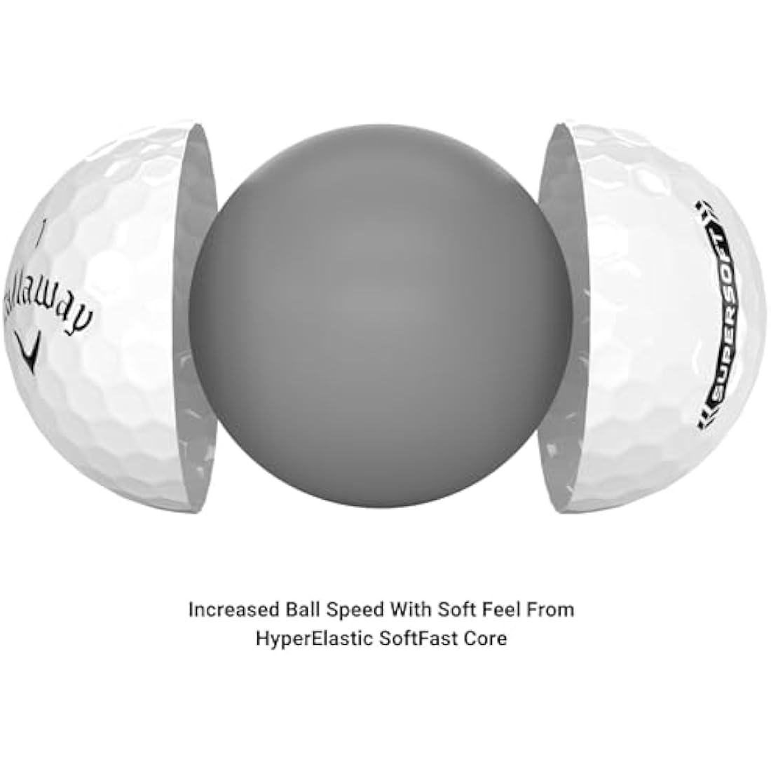 Callaway Supersoft Golf Balls 2023 – Low Compression Soft Feel (12 Pack)