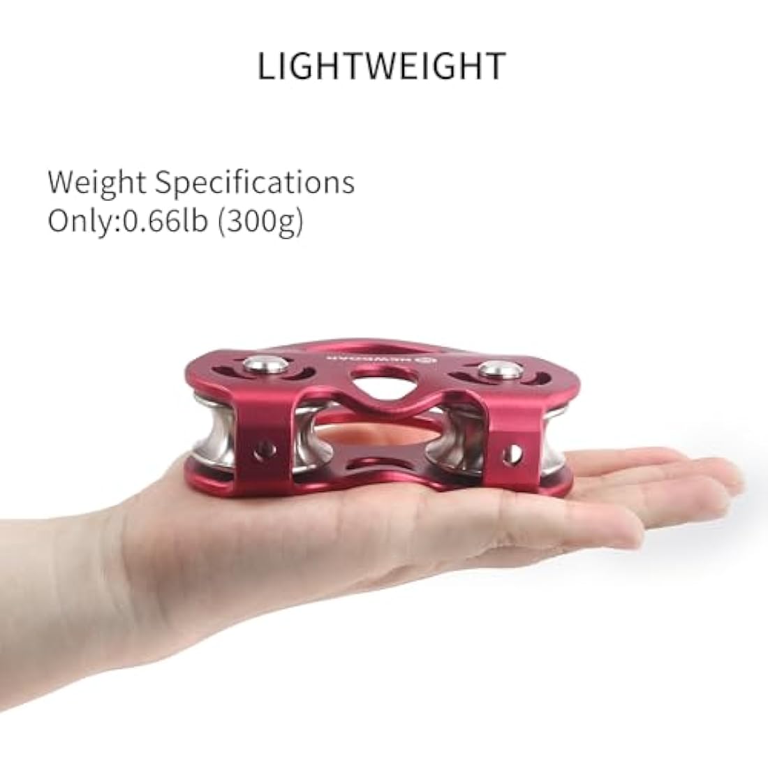 NewDoar 28KN Tandem Double Speed Pulley | Stainless Steel Zipline Trolley