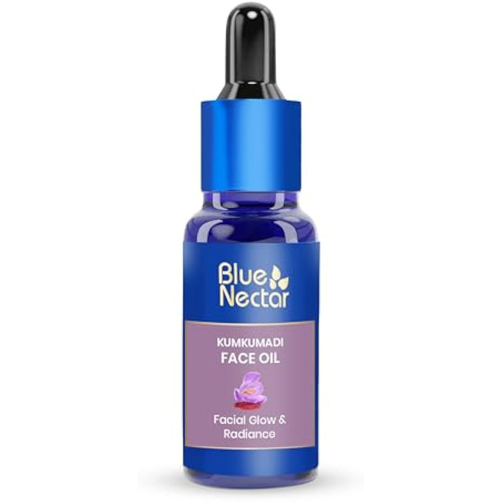 Blue Nectar Kumkumadi Tailam Saffron Face Oil - Anti-Aging Serum (30ml)