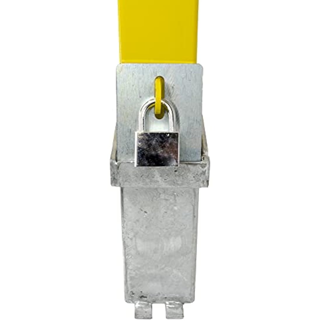 Heavy Duty Removable Parking Security Post - Yellow