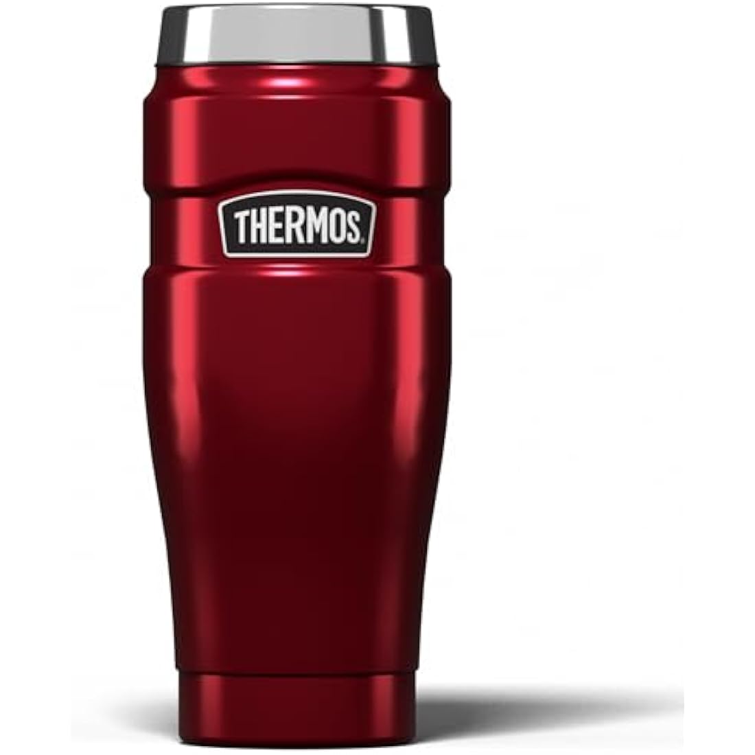 Thermos Stainless King Travel Tumbler – 470ml Insulated Flask in Red