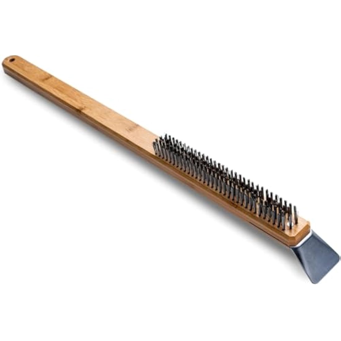 Ooni Pizza Oven Brush and Scraper – Stainless Steel Stone Cleaner