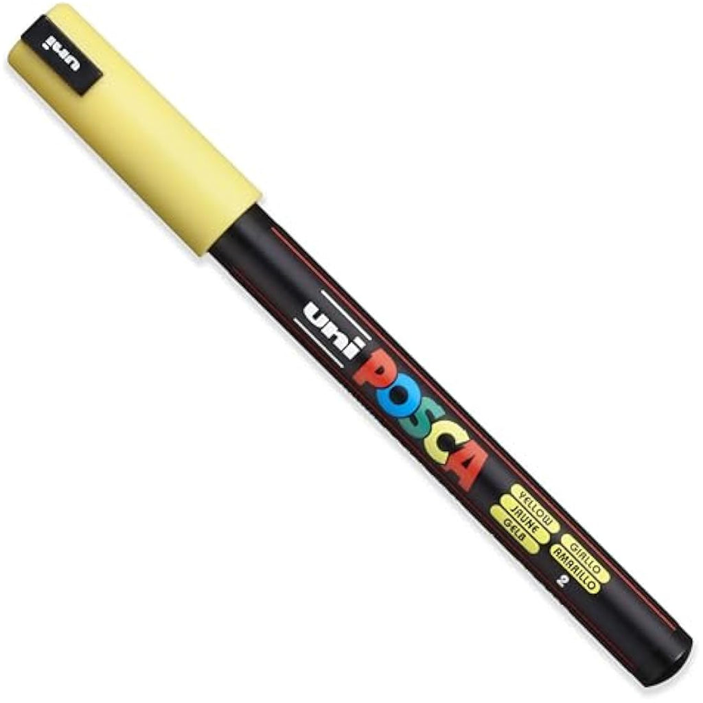 Posca PC-1MR Paint Markers | 0.7mm Extra Fine Set of 16 in Canvas Wrap