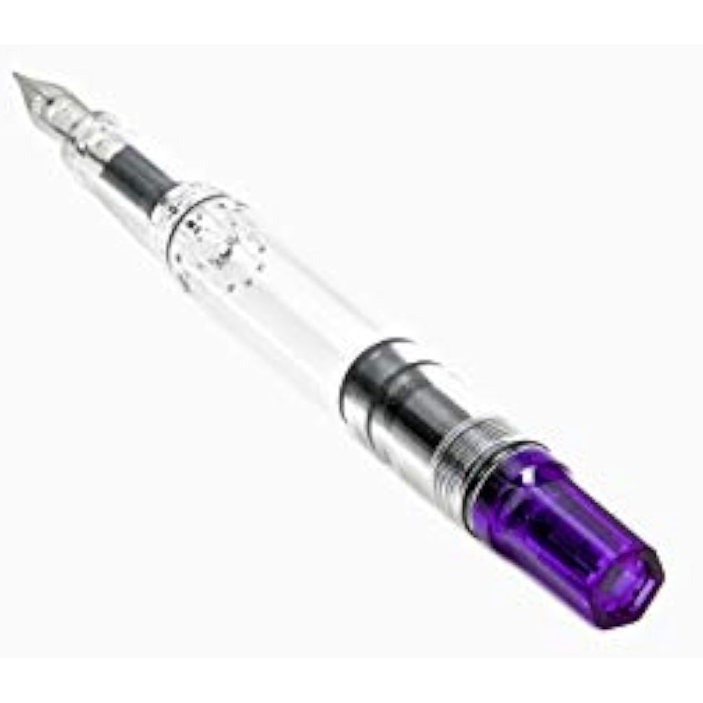 Twsbi Eco Fountain Pen – Transparent Purple Resin – Medium Nib