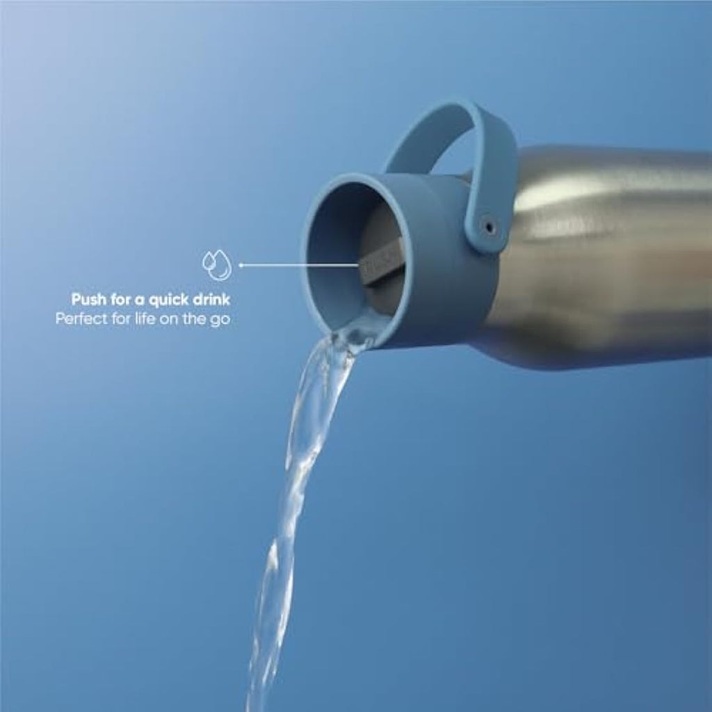 Circular & Co 1L Recycled Stainless Steel Insulated Water Bottle - Blue