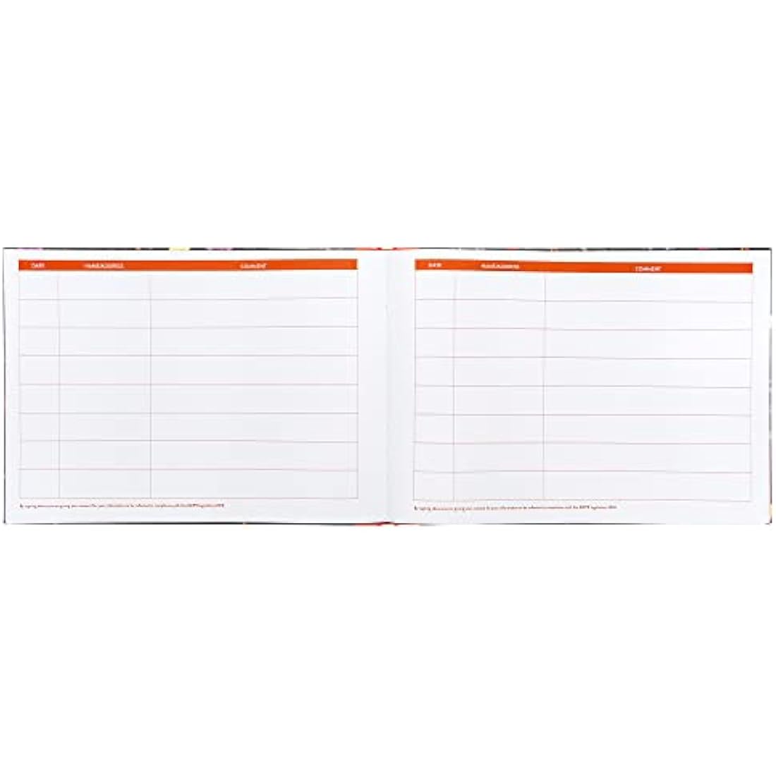 Pukka Pad Bloom A4 Visitors Book – 768 Entry Spaces – 120GSM Floral Hardcover