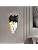 Jolof Store Modern K9 Crystal Wall Sconce – Black Luxury E14 Lamp