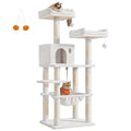 Feandrea 143cm Multi-Level Cat Tree | Plush Cat Tower with 11 Scratching Posts