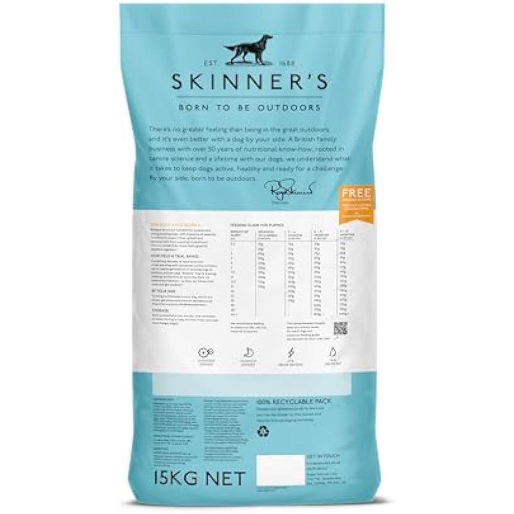 Skinner's Field & Trial Junior Working Dog Food - Duck & Rice, 15kg