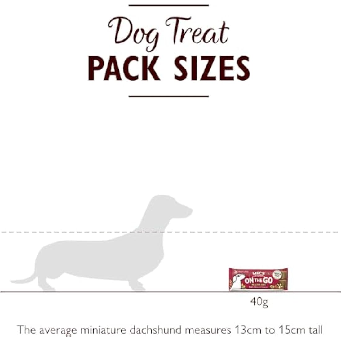 Lily's Kitchen Beef On the Go Bars | Grain-Free Dog Treats - 16 x 40g