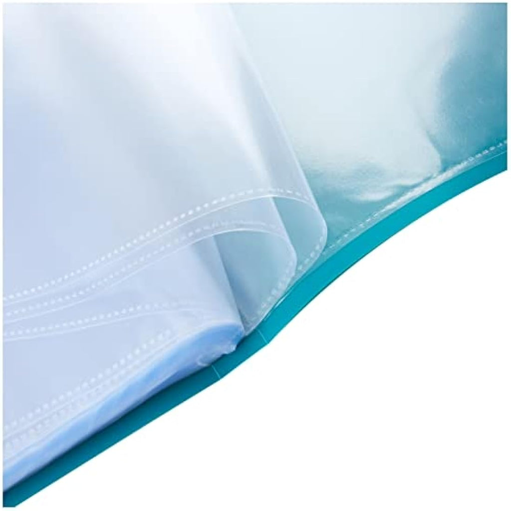 Exacompta A4 Display Book – 100 Pockets 200 Views – Green Polypropylene