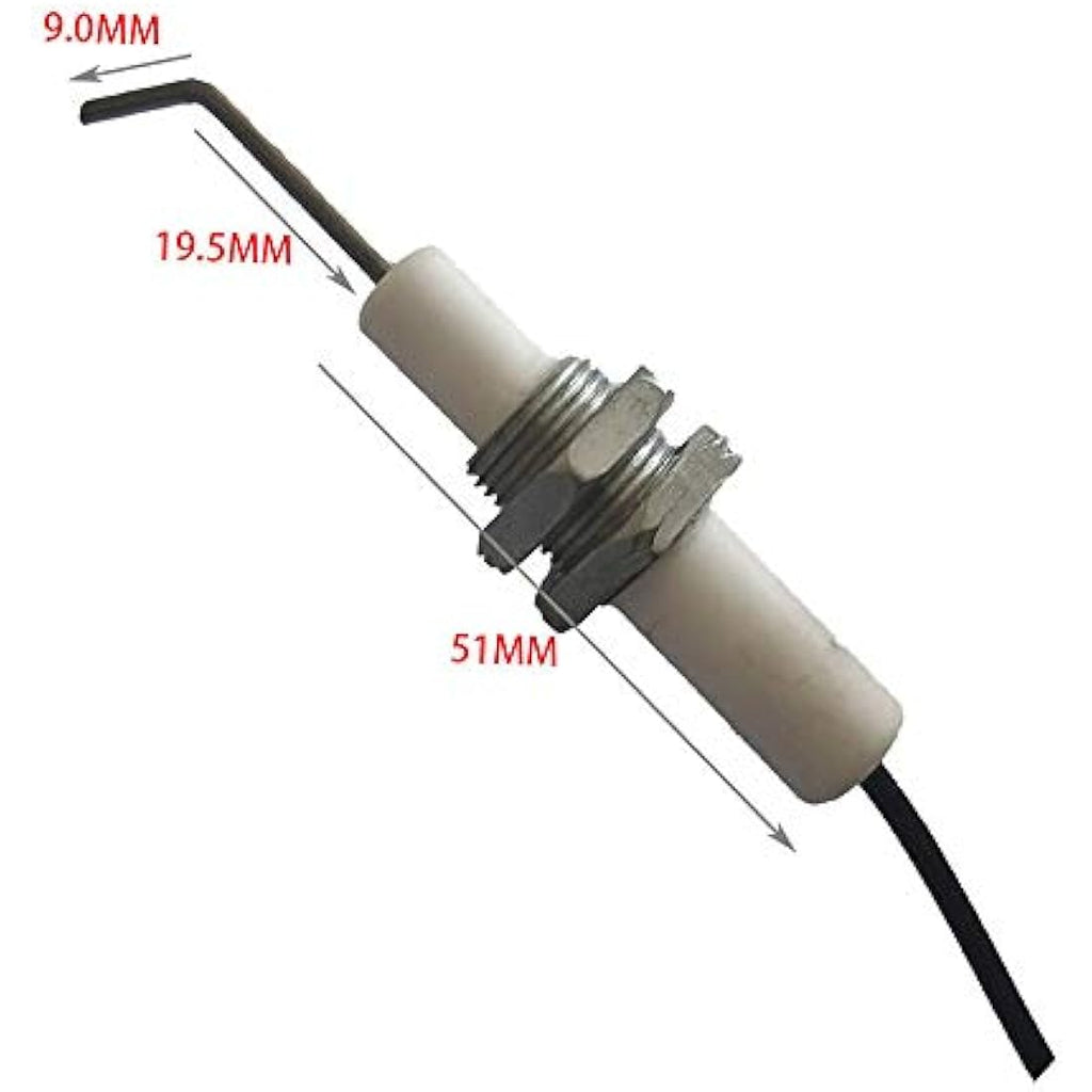 Universal Piezo Igniter with Ceramic Electrode - 2 Pack