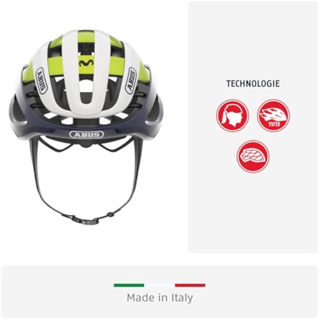ABUS AirBreaker Road Bike Helmet – Lightweight Aerodynamic Cycling Gear