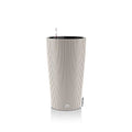 Lechuza Cilindro 32 Self-Watering Planter | UV-Resistant Sand Brown