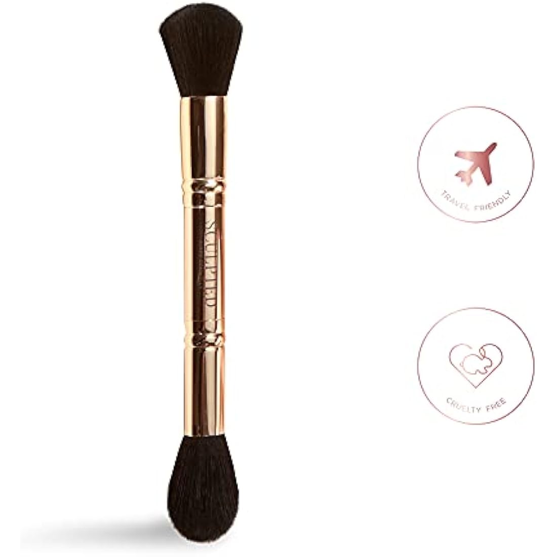 Sculpted by Aimee Sculpting Duo Makeup Brush – Vegan Bronzer & Highlighter