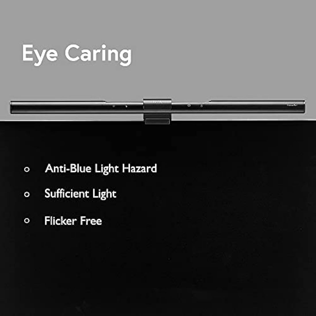 BenQ ScreenBar Monitor Light - Auto-Dimming LED Lamp with Touch Control