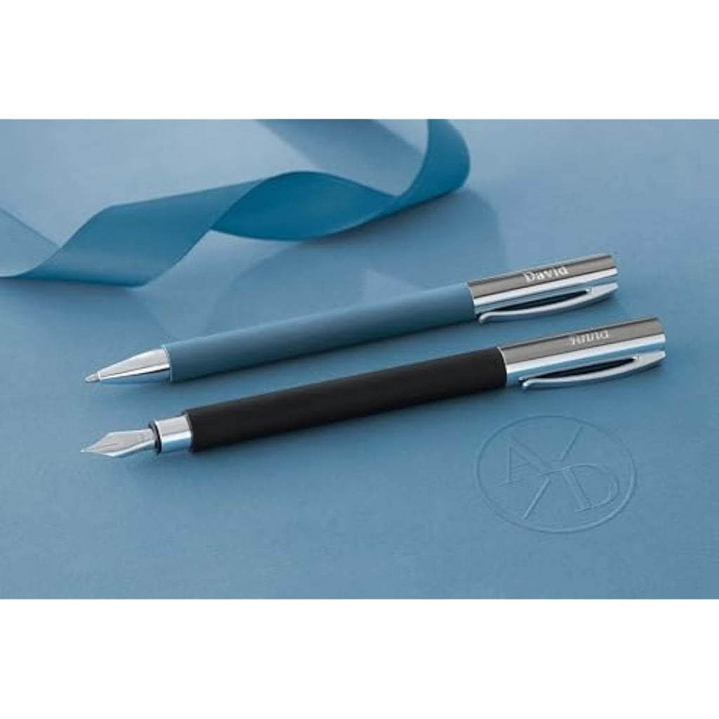 Faber-Castell Ambition Rollerball Pen – Black Brushed Resin Finish