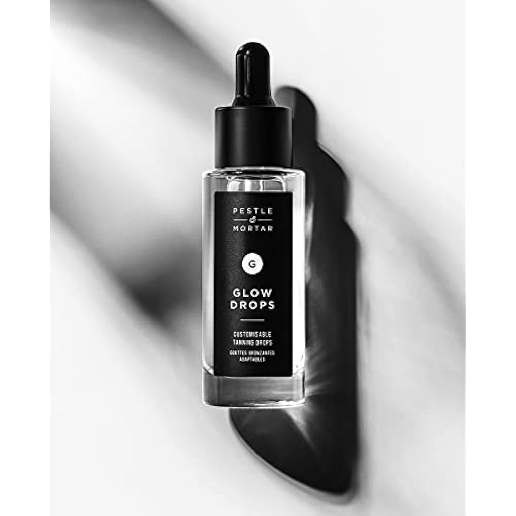 Pestle & Mortar Glow Drops – Self Tan Face Drops with Hyaluronic Acid