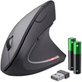 Trust Verto Wireless Vertical Ergonomic Mouse | 1600 DPI - Black