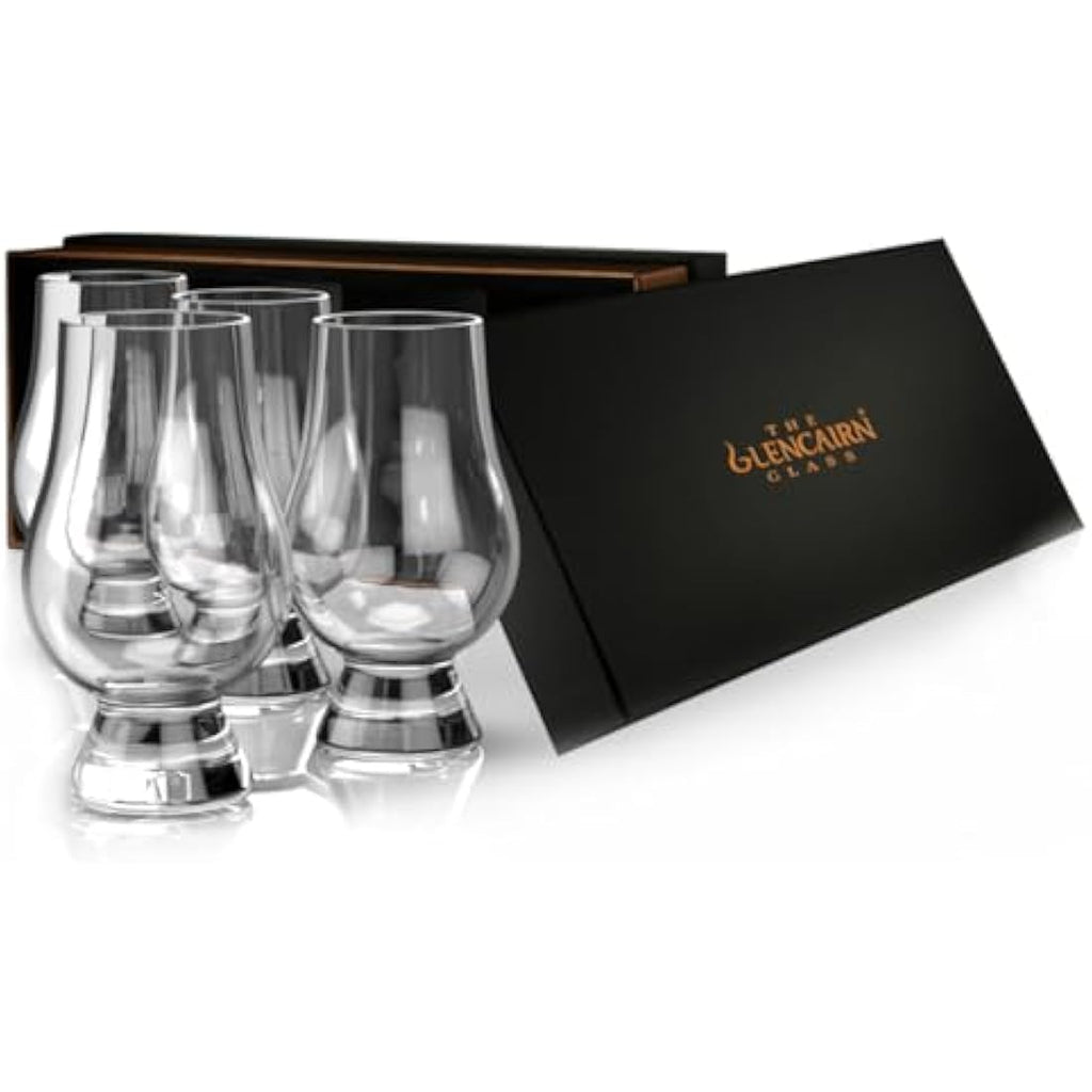 Glencairn Whisky Glass Set of 4 – Lead-Free Crystal Tasting Glasses