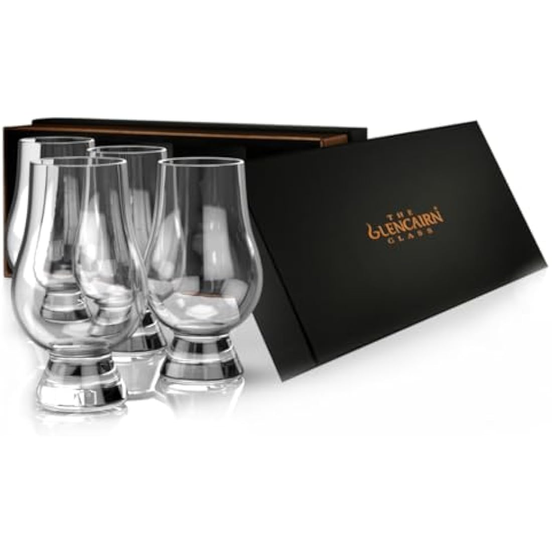 Glencairn Whisky Glass Set of 4 – Lead-Free Crystal Tasting Glasses